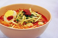 Malaysia Malaiische Küche Laksa Nudelsuppe