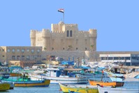 Alexandria, Zitadelle von Qaitbay, Schloss, Ägypten, Schiffe, Hafen, Rundreise Ägypten, 3 wochen ägypten Urlaub