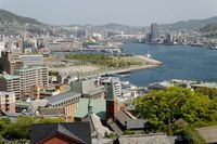 Nagasaki, Skyline, Japan, Meer, rundreise japan 3 wochen, Japan Rundreise 3 Wochen