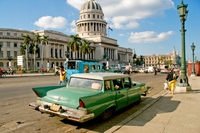 Havana, Oldtimer, Auto, Kuba, Kuba mit Kindern