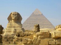 Gizeh, Sphinx, Pyramide, Cheops-Pyramide, Ägypten, Rundreise Ägypten, 3 wochen ägypten Urlaub