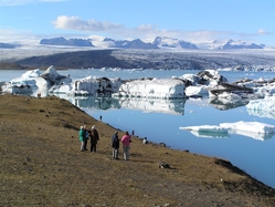 Jökulsárlón, Gletscherlagune, Gletschersee, Island