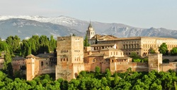 Alhambra, Granada, Andalusien, Spanien,