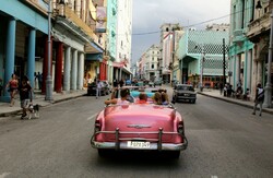 Kuba, Havana, Oldtimer, Fahrt 