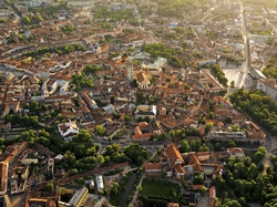 Vilnius, Panorama, Vogelperspektive, Litauen, Rundreise Baltikum, Rundreise Finnland