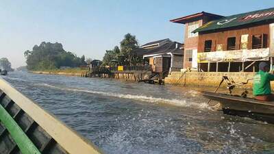 Bootsfahrt zum Inle-See