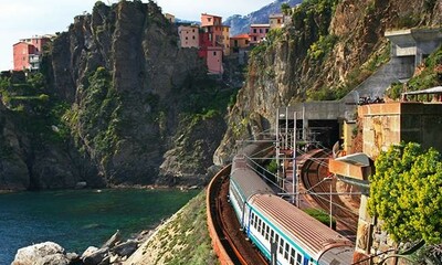 Bahnnetz, Cinque Terre, Italien