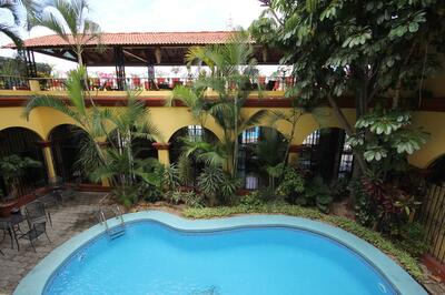 Hotel, Swimming Pool, Blau, mexiko