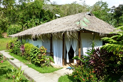 Besondere Unterkunft: Wir übernachten in einer Ecolodge 