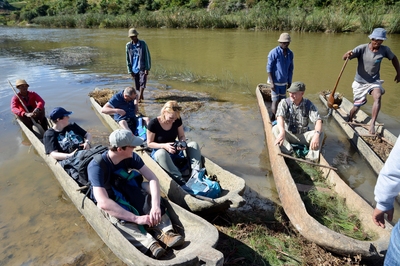 Madagaskar, Matsiatra, Einbaumboot, Djoser, Transport, Fluss