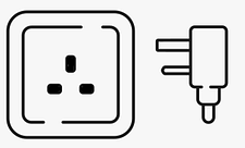 Steckdose Typ G, Stecker Typ G