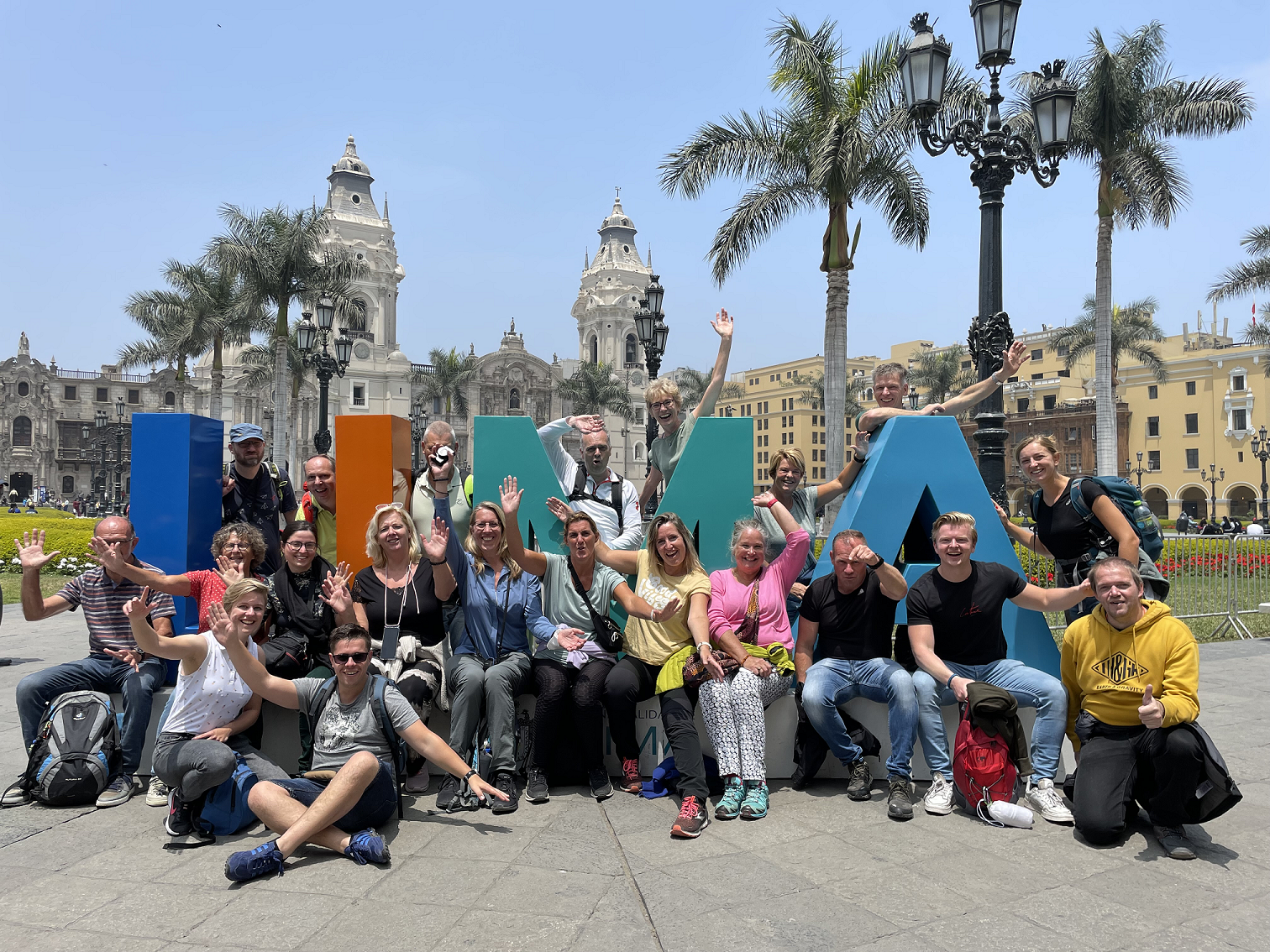 runreise peru, lima, menschen, gruppenreise