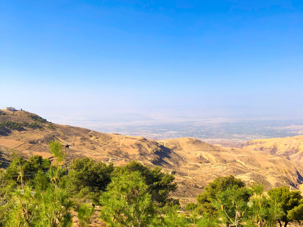 Berg Nebo, Aussicht, Landschaft, Jordanien, Rundreise Jordanien